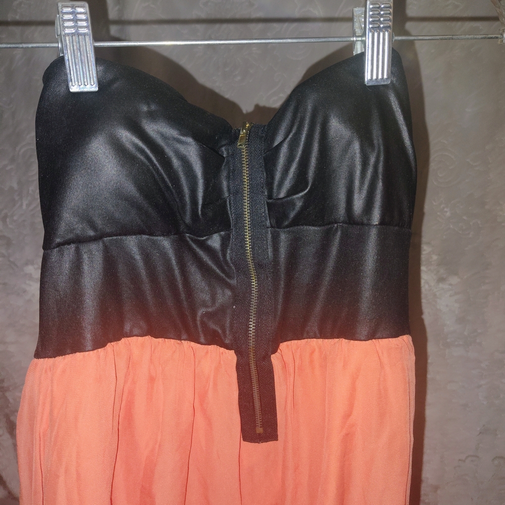 January 7 Black and Yellow Dress